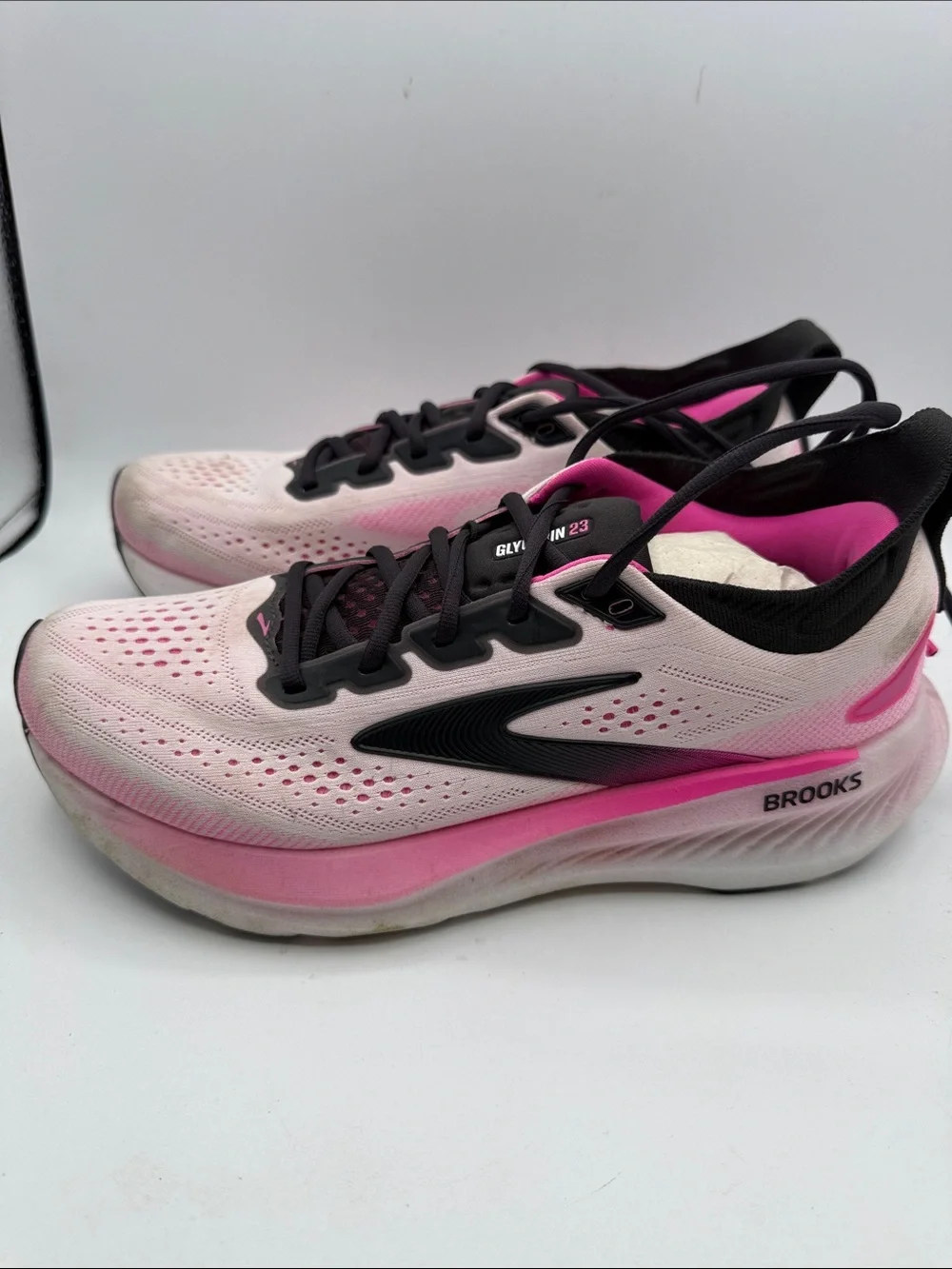 Brooks Glycerin 23 Women’s 9.5 Running Shoes - Pink/Black S1 - Picture 3 of 6